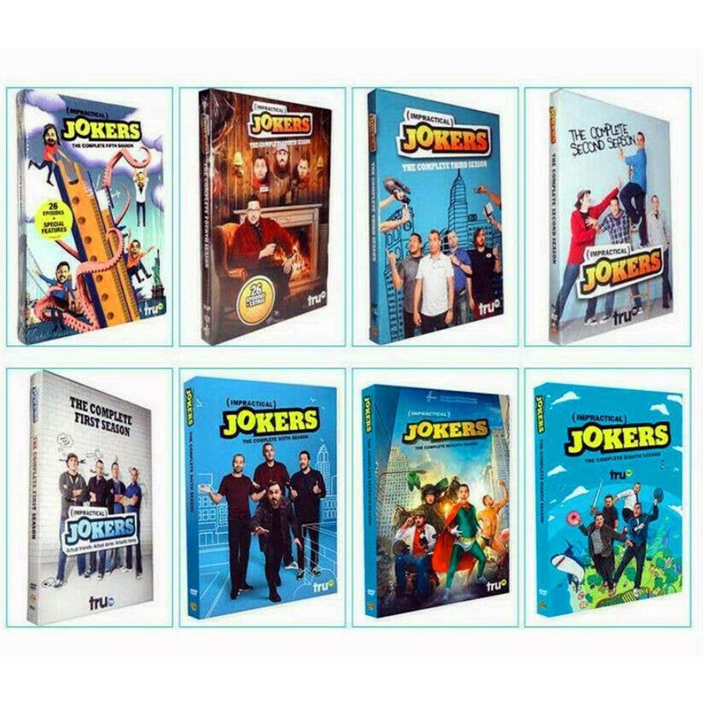 Impractical Jokers: Seasons 1-8 (28-Disc,DVD,Box Set) Brand New